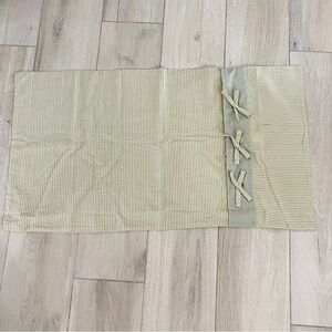 HATHORNE HILL Green Ivory CHATHAM STRIPE SEERSUCKER King Pillow Sham